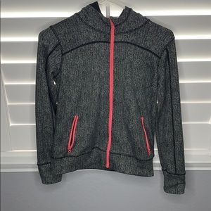 Zella girls zip up hooded jacket